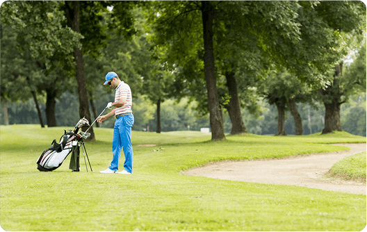 Golfing